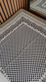 روسری نخ پنبه قواره ۹۵ طرح دار میکس