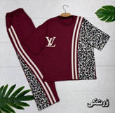 ست تیشرت شلوار زنانه نخ پنبه ترانه