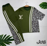 ست تیشرت شلوار زنانه نخ پنبه ترانه