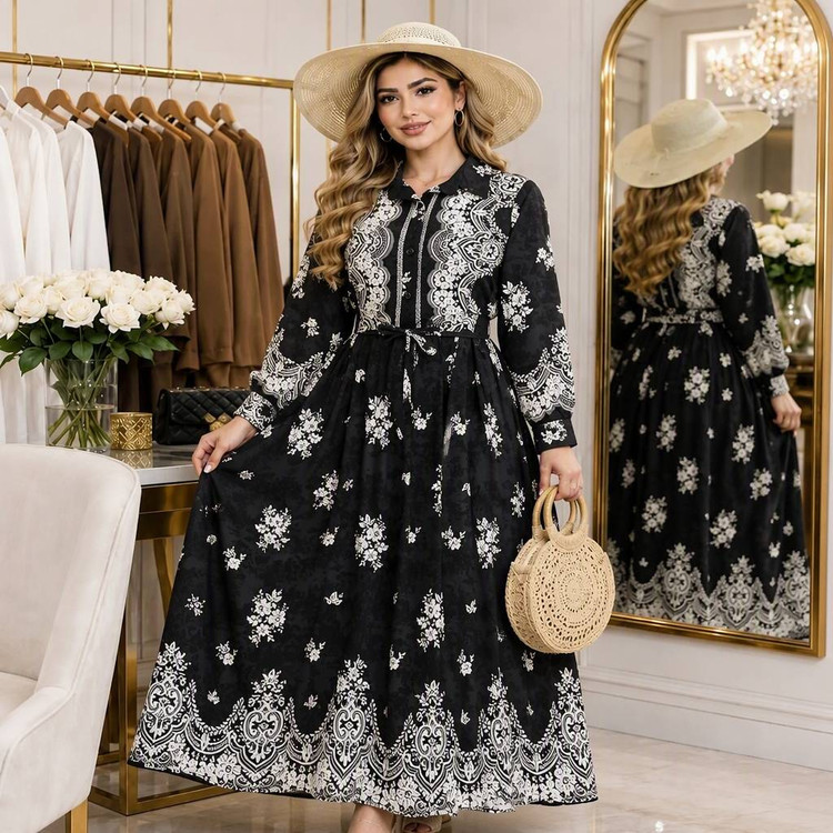 پیراهن بلند بوگاتی اعلا فریسایز ۳۸تا۴۸ رخشان