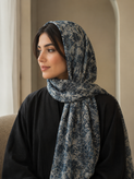 شال طرحدار نخی قواره ۱۸۵×۵۵