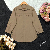 مانتو بغل دکمه کتان کش فریسایز ۳۸تا۴۶ رازان